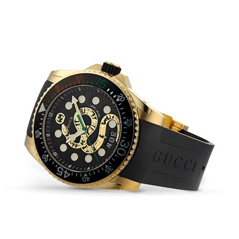 black and gold gucci watch|goldsmiths gucci watch.